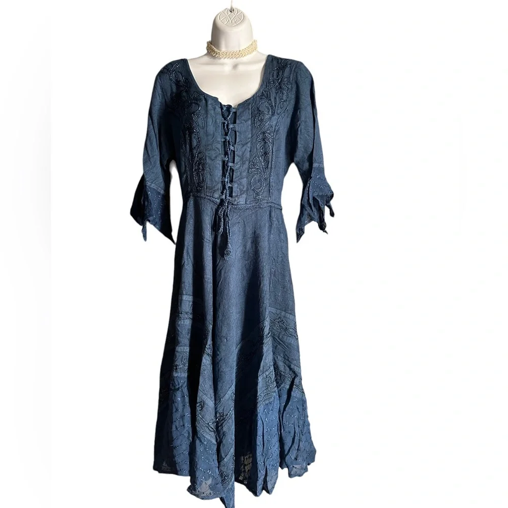 LAPOGEE ONESIZE DRESS.     GR/PK.    NA47AW09 - Picture 2 of 3